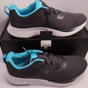 Travis Mathew Charcoal and Teal Athletic Shoes